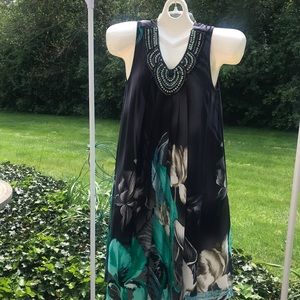 Sandra Darren Flora Sleeveless Dress